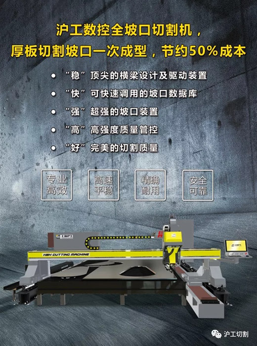 上海多特蒙德中文数控等离子坡口切割机