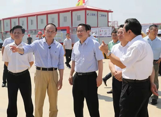 江西省省长易炼红莅临上海多特蒙德中文南昌项目建设现场调研